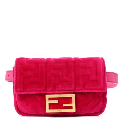 fuchsia fendi velvet